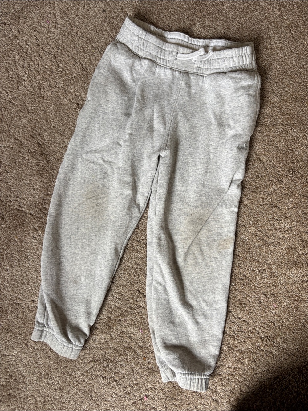 abercrombie kids Light Gray Jogger Sweatpants
